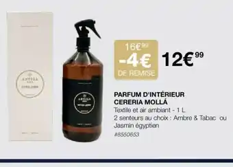 Costco PARFUM D'INTÉRIEUR CERERIA MOLLÁ offre