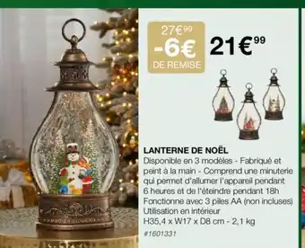 Costco LANTERNE DE NOËL offre