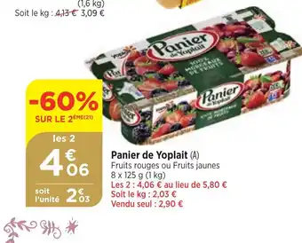 Bi1 Panier de Yoplait offre