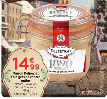 Bi1 Maison Delpeyrat Foie gras de canard offre