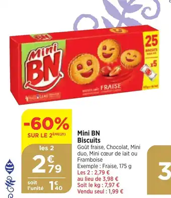 Bi1 Mini BN Biscuits offre
