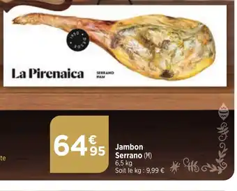 Bi1 Jambon Serrano offre