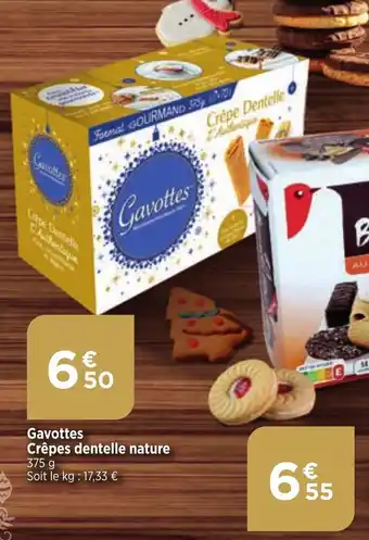 Bi1 Gavottes Crêpes dentelle nature offre