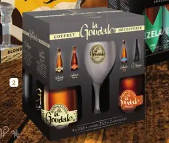 Bi1 2 La Goudale Coffret découverte 4 bières, 1 verre & 2 sous offre