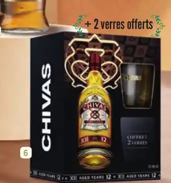 Bi1 Chivas Regal Blended Scotch Whisky 12 ans d'âge 40% vol. offre