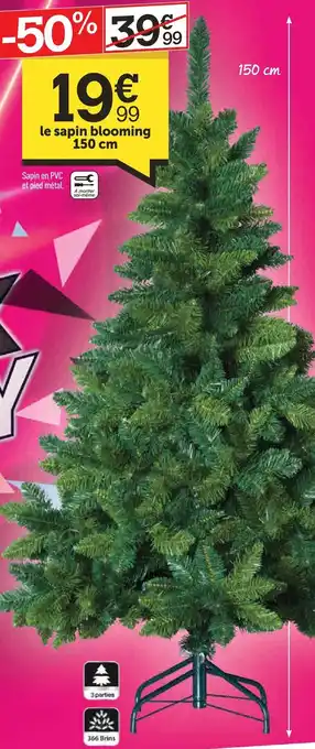 Centrakor Le sapin blooming 150 cm offre
