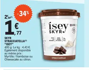 E.Leclerc STRACCIATELLA (5) "ISEY" offre