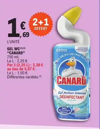 E.Leclerc GEL WC(2)(3) "CANARD" offre