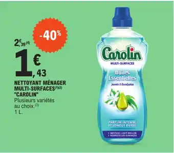 E.Leclerc NETTOYANT MÉNAGER MULTI-SURFACES(¹)(2) offre