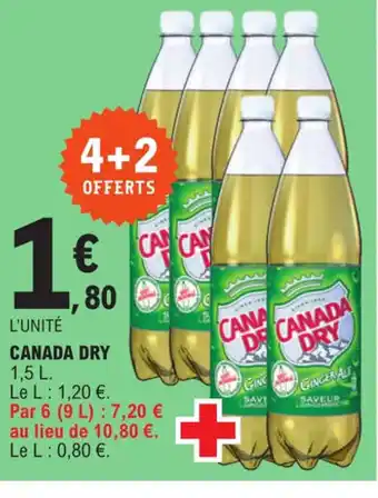 E.Leclerc CANADA DRY 1,5 L. offre