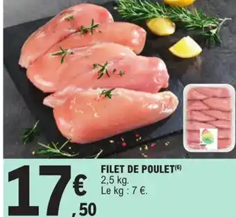 E.Leclerc FILET DE POULET(6) offre