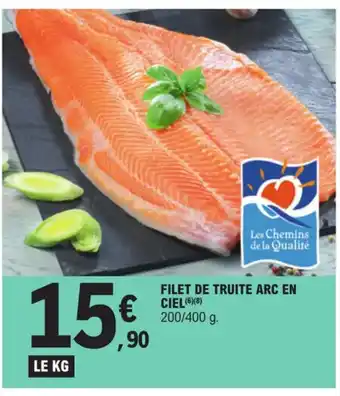 E.Leclerc FILET DE TRUITE ARC EN CIEL offre