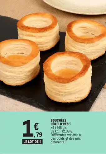 E.Leclerc BOUCHÉES HÔTELIERES (²) x4 (148 g). offre