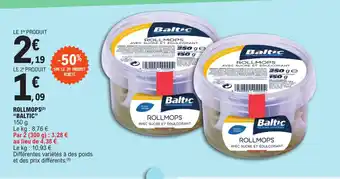 E.Leclerc ROLLMOPS(²) "BALTIC" offre
