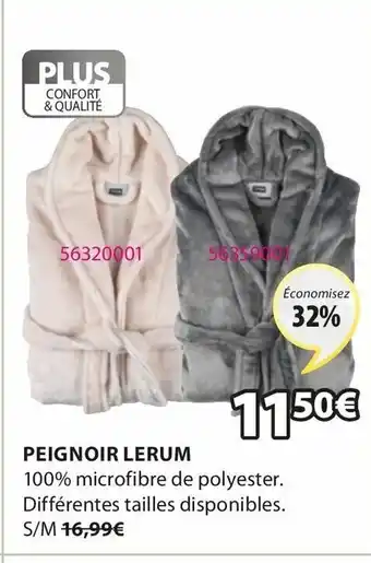 JYSK Peignoir Lerum offre