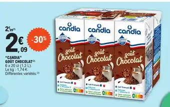 E.Leclerc "CANDIA" GOÛT CHOCOLAT(²) offre
