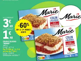 E.Leclerc COLIN D'ALASKA "MARIE" offre