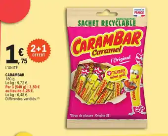 E.Leclerc CARAMBAR offre