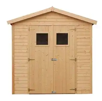 Bricorama Timbela m351 abri de jardin en bois naturel - h228x222x233 cm / 4,2 m² offre