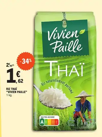 E.Leclerc RIZ THAÏ "VIVIEN PAILLE" offre