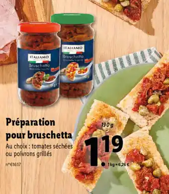 Préparation Pour Bruschetta