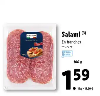 Lidl Salami offre