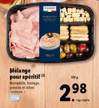 Lidl Mélange Pour Apéritif offre