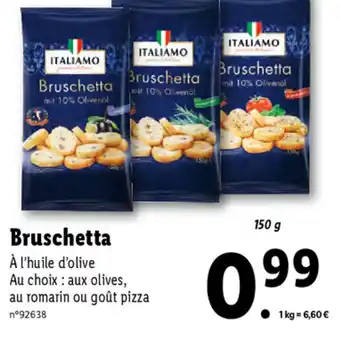 Lidl Bruschetta offre