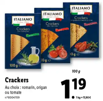 Lidl Crackers offre