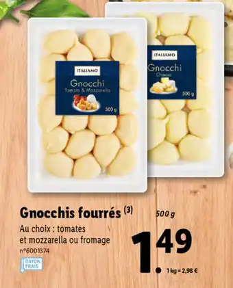 Gnocchis Fourrés