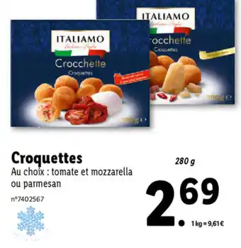 Lidl Croquettes offre