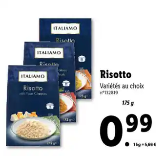 Lidl Risotto offre