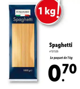 Lidl Spaghetti offre