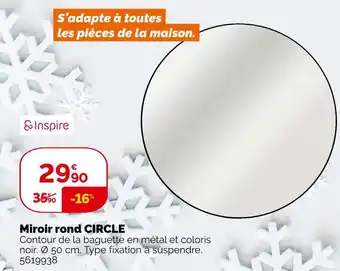 Inspire miroir rond circle