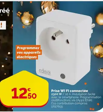 Edisio prise wi fi connectée