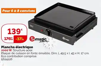 Somagic plancha électrique