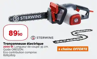 Weldom Sterwins tronçonneuse électrique offre