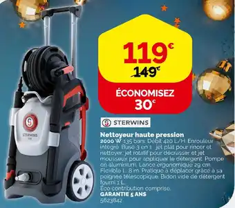 Weldom Sterwins nettoyeur haute pression offre