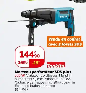 Weldom Makita marteau perforateur sds plus offre