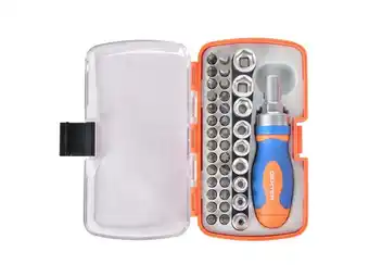 Weldom Tournevis cliquet 38 pièces dexter offre