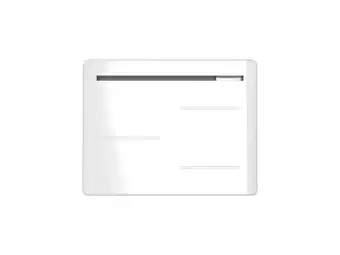 Weldom Radiateur électrique à inertie pierre amaroc, noirot, 1500 w horizontal blanc offre