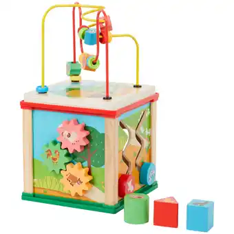 Action Mini matters cube d’activités en bois mini matters offre