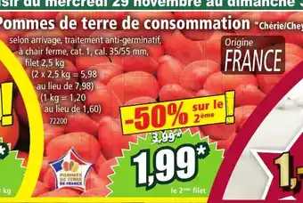 Norma Pommes de terre de consommation offre