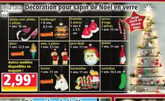 Norma Décoration pour sapin de Noël en verre offre