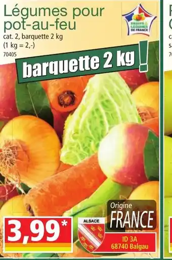 Norma Légumes pour pot-au-feu offre