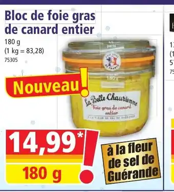 Norma Bloc de foie gras de canard offre