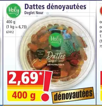 Norma Dattes dénoyautées offre