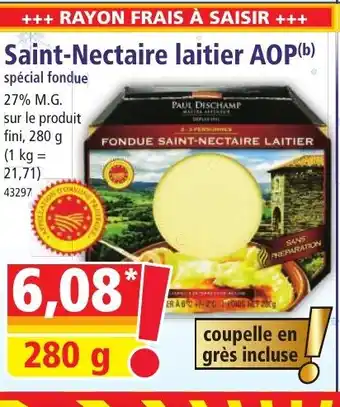 Norma Saint-Nectaire laitier AOP offre