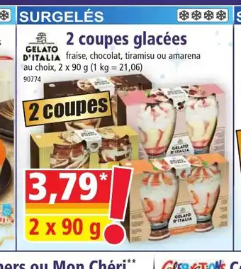 Norma 2 coupes glacées offre