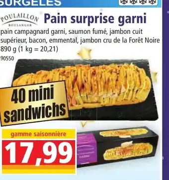 POULAILLON Pain surprise garni